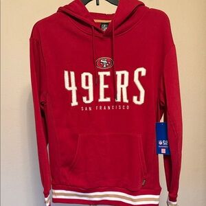 NFL 49ers Red Hoodie Sweater